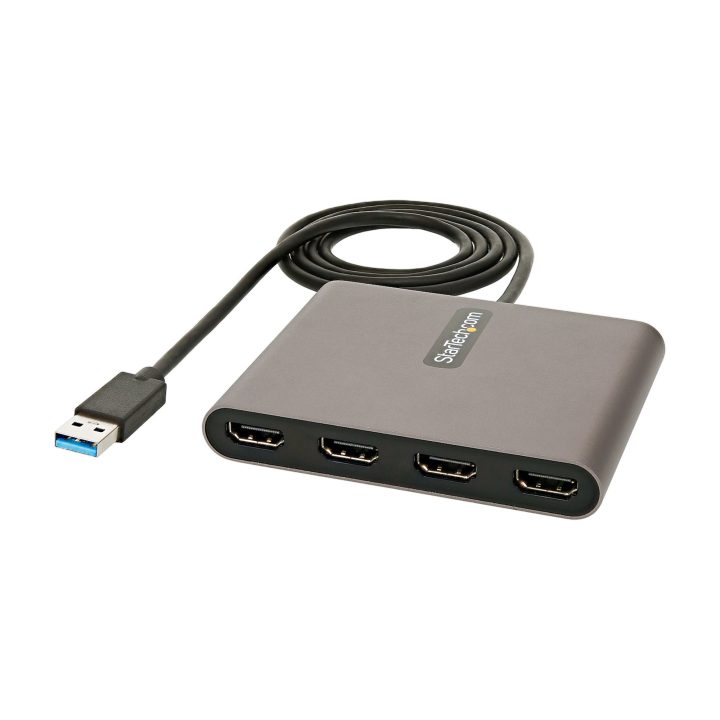 StarTech.com Adaptador USB 3.0 para 4 Portas HDMI - Placa Gráfica e…