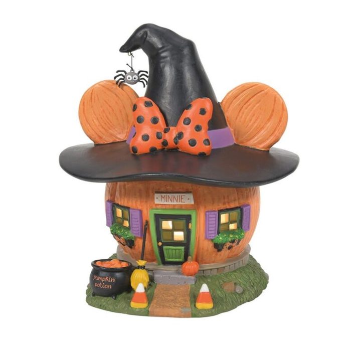 Figura decorativa Enesco Disney Mickey & Minnie Minnie casa abóbora