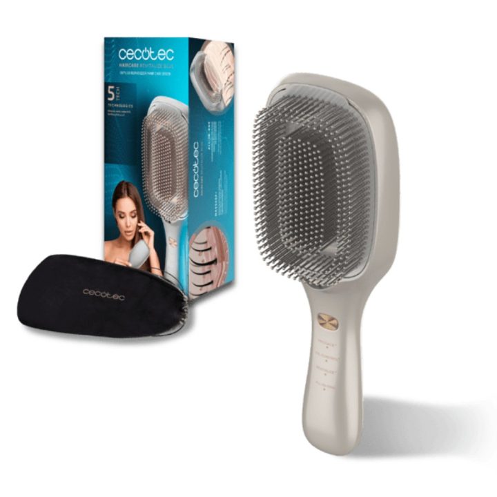 Cecotec HairCare Revitalize Champagne Adult Paddle Hairbrush…