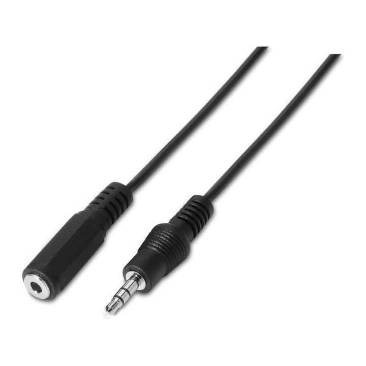 AISENS A128-0145 audio cable 1.5 m 3.5mm Black