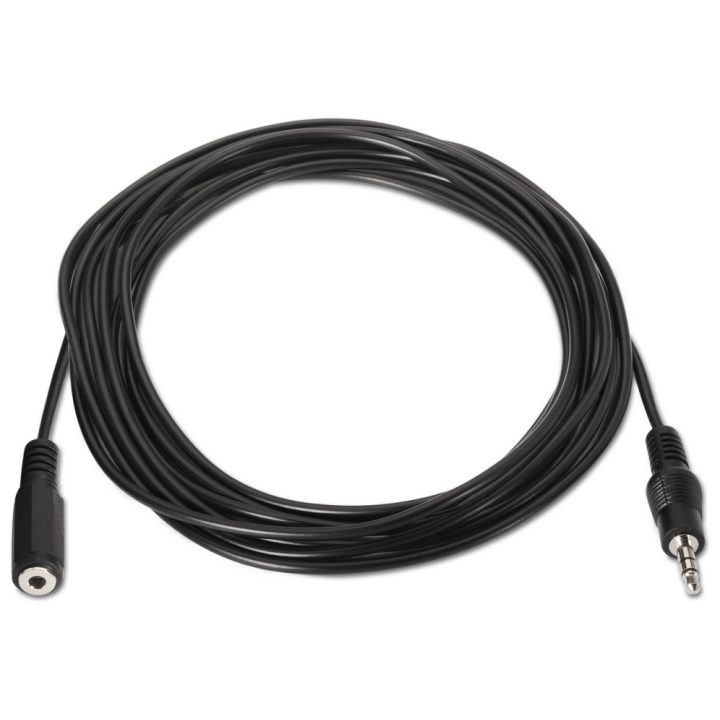 AISENS A128-0145 audio cable 1.5 m 3.5mm Black