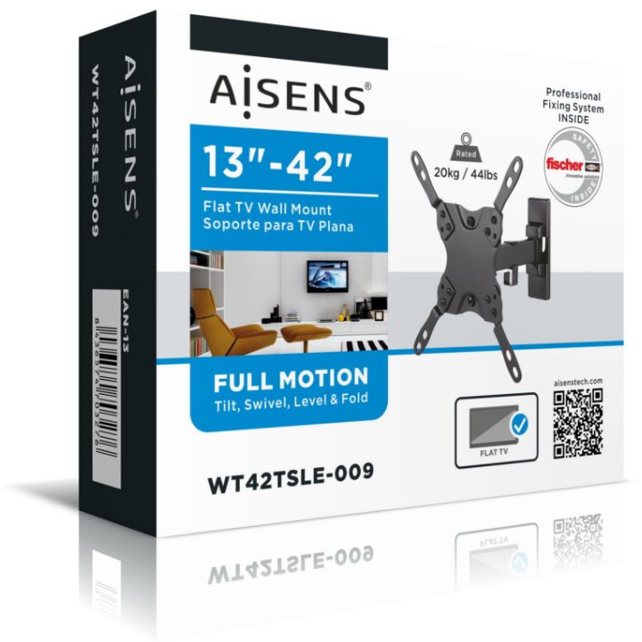 AISENS WT42TSLE-009 TV Mount 42" Black