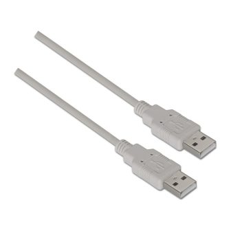 AISENS A101-0021 USB Cable USB 2.0 1 m USB A Beige