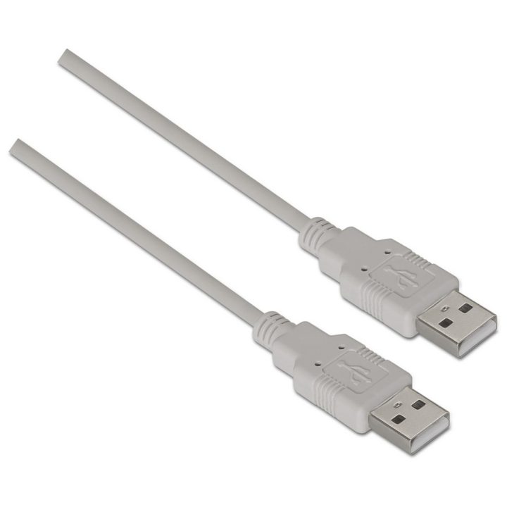 AISENS A101-0021 cabo USB USB 2.0 1 m USB A Bege