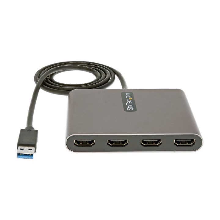 StarTech.com Adaptador USB 3.0 para 4 Portas HDMI - Placa Gráfica e…