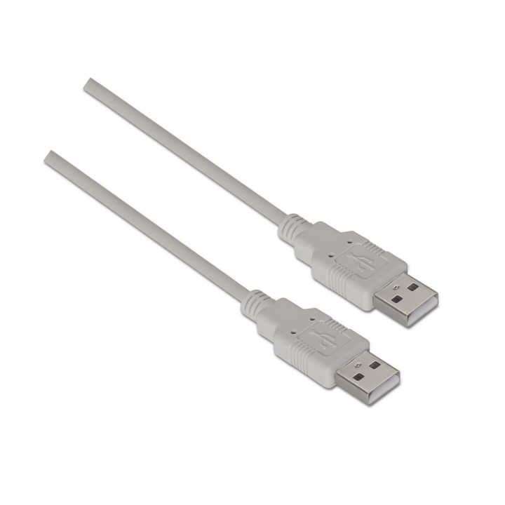 AISENS A101-0021 USB Cable USB 2.0 1 m USB A Beige