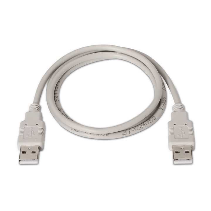 AISENS A101-0021 USB Cable USB 2.0 1 m USB A Beige