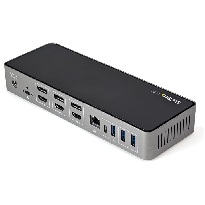 StarTech.com USB-C and USB-A 10Gb Docking Station - Universal Hybrid…