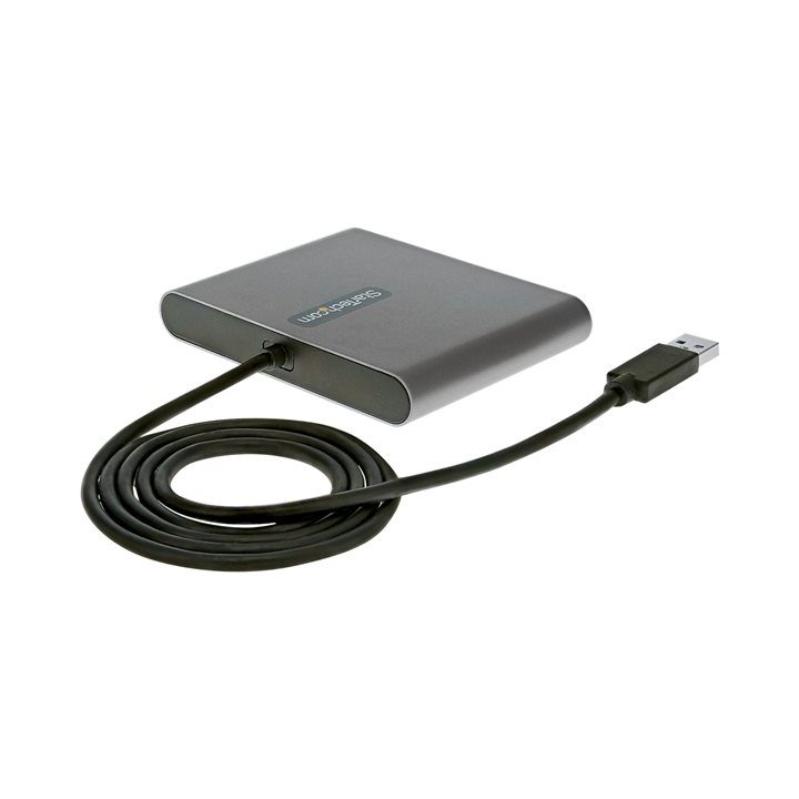 StarTech.com USB 3.0 to 4-Port HDMI Adapter - External Graphics and…
