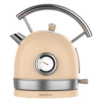 Chaleira elétrica Cecotec Thermosense 420 Vintage bege claro 2200W…
