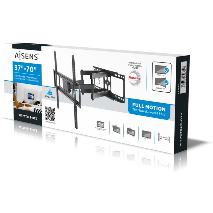 AISENS WT70TSLE-023 suporte para TV 70" Preto