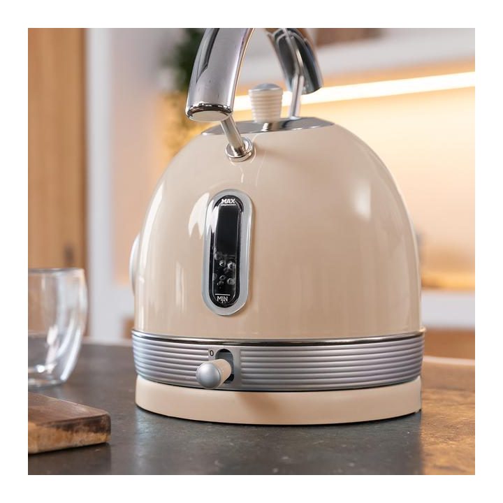 Chaleira elétrica Cecotec Thermosense 420 Vintage bege claro 2200W…