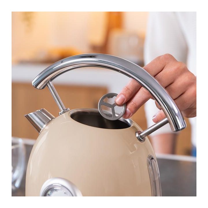 Cecotec Thermosense 420 Vintage Light Beige Electric Kettle 2200W…