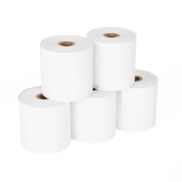 iggual Pack of 5 BPA-Free Thermal Paper Rolls 57x57mm