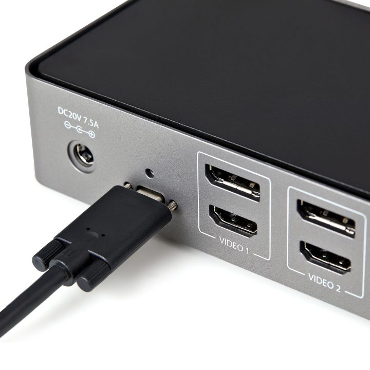 StarTech.com USB-C and USB-A 10Gb Docking Station - Universal Hybrid…