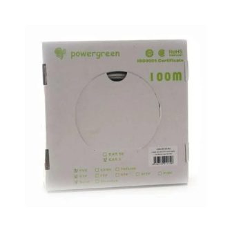 Bobina de cable Pepegreen CAT6 100m rigido (CAB-06100-BU)