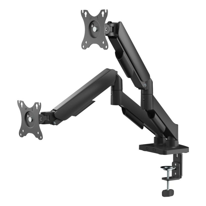 iggual SPMP02-A Suporte de pinça para 2 monitores 17-34" pro