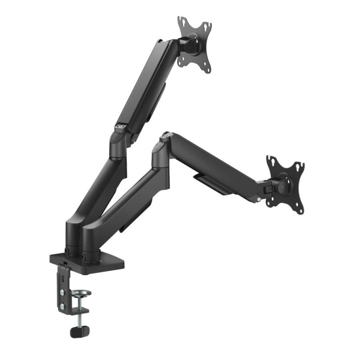 iggual SPMP02-A Soporte pinza 2 monitores 17-34" pro