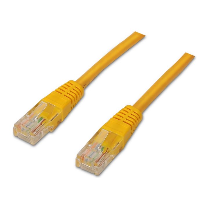 AISENS A135-0254 Yellow Network Cable 1 m Cat6 U/UTP (UTP)
