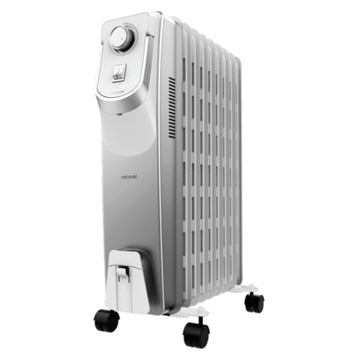 Cecotec 05888 Electric Oil-Filled Radiator, Indoor, White, 2000 W