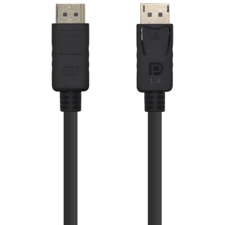 AISENS DisplayPort Cable V1.4 8K@60HZ, DP/M-DP/M, Black, 2.0m