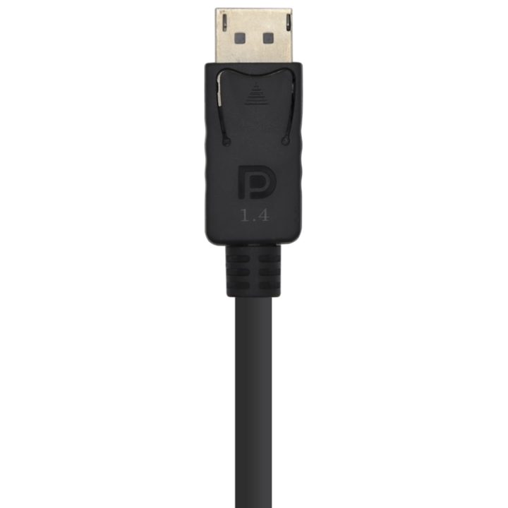 AISENS Cabo DisplayPort V1.4 8K@60HZ, DP/M-DP/M, Preto, 2.0m