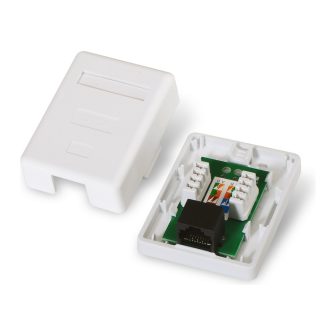 AISENS A138-0296 caja de conexiones de red Cat5e Blanco