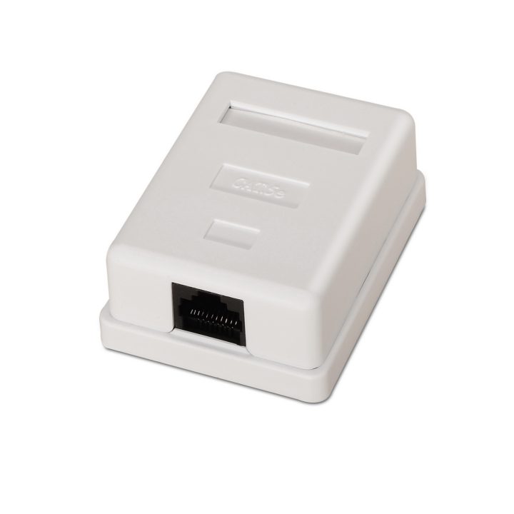 AISENS A138-0296 Cat5e Network Connection Box White