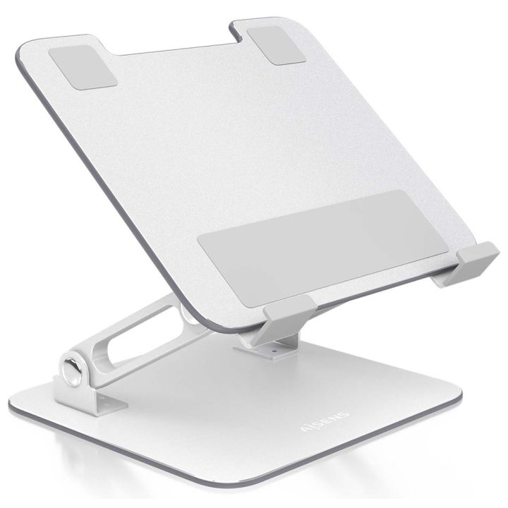 AISENS Adjustable Desktop Stand for Laptop / Tablet 7-13, Silver