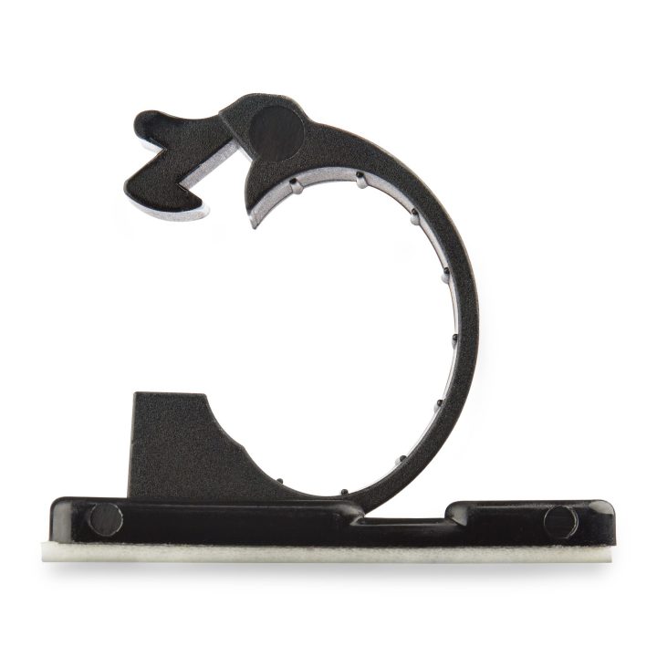 StarTech.com 100 Adhesive Cable Management Clips - Black -…