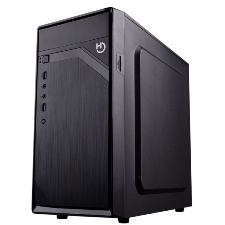 Hiditec Q2 PRO Mini Tower PSU Case Black
