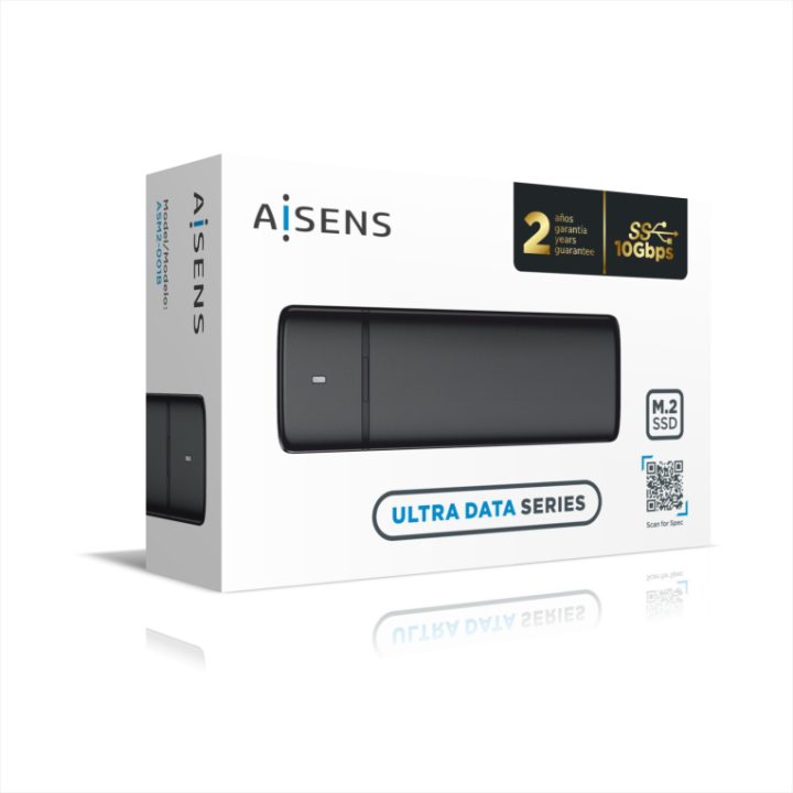 AISENS Caixa Externa M.2 (NGFF) ASM2-001B SATA/NVME para…