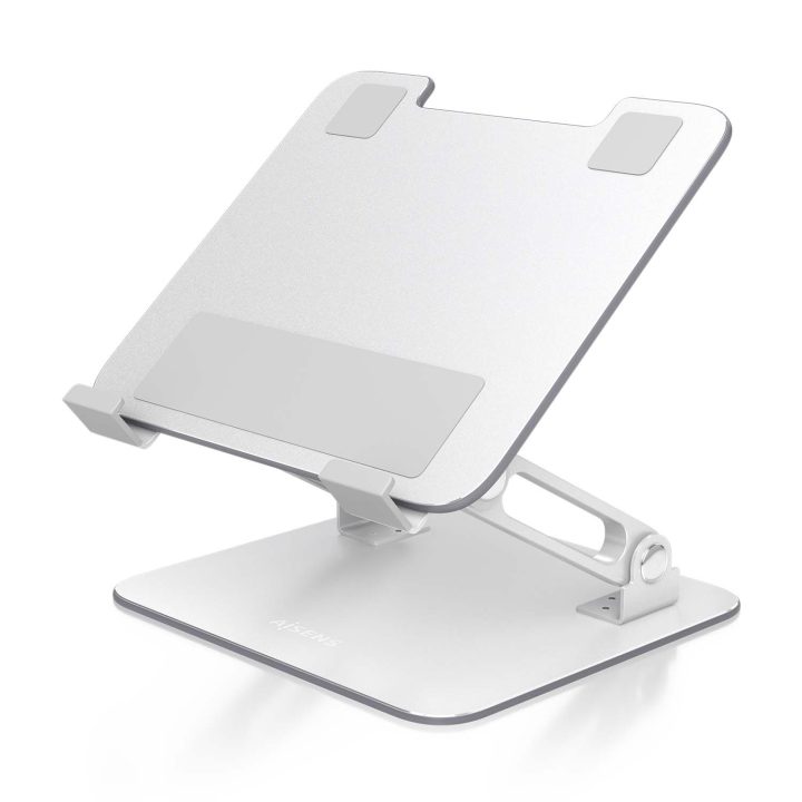 AISENS Adjustable Desktop Stand for Laptop / Tablet 7-13, Silver