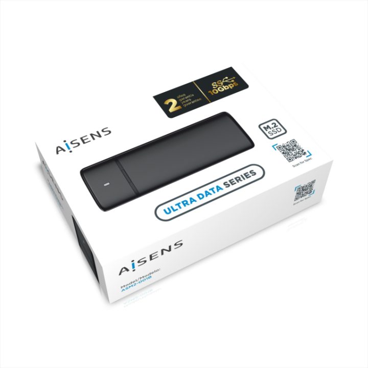 AISENS Caixa Externa M.2 (NGFF) ASM2-001B SATA/NVME para…