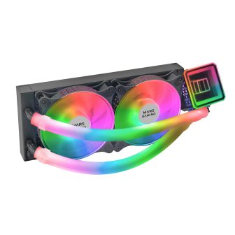 Mars Gaming ML-ULTRA240 Preto, Arrefecimento Líquido CPU, TDP 500W…