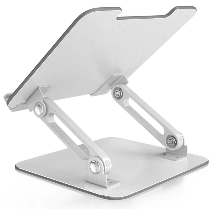 AISENS Adjustable Desktop Stand for Laptop / Tablet 7-13, Silver