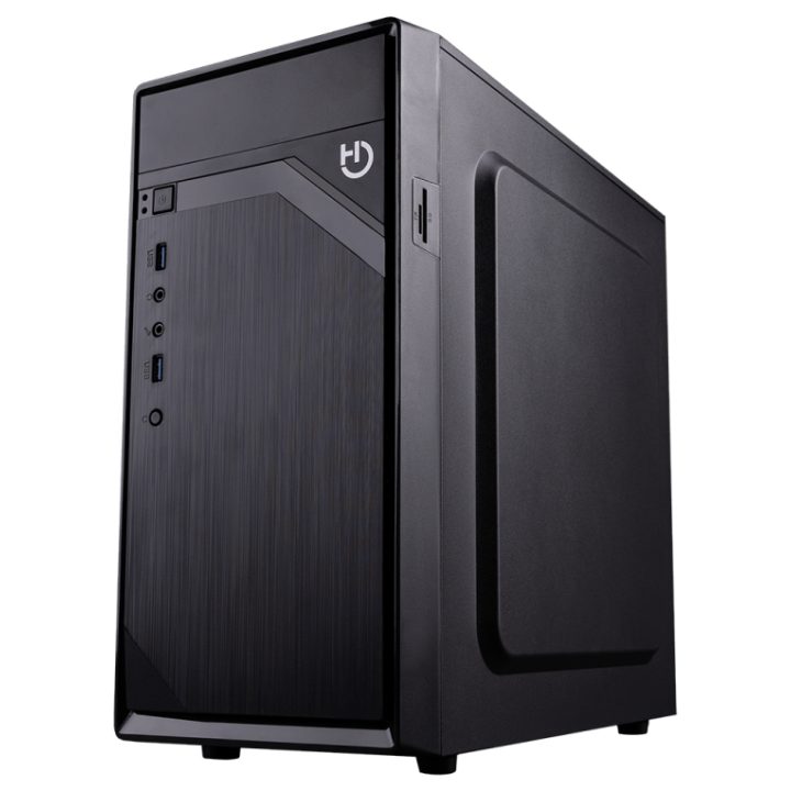 Hiditec Q2 PRO Mini Tower PSU Case Black