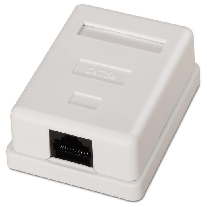 AISENS A138-0296 Cat5e Network Connection Box White