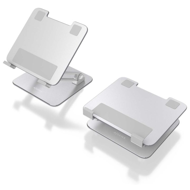 AISENS Suporte de Mesa Ajustável 7-13 para Portátil / Tablet, Prata