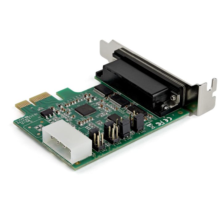 StarTech.com 4-Port PCI Express RS232 Serial Adapter Card - PCIe…