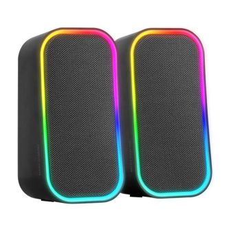 Mars Gaming MS-OM, 20W Gaming Speakers, Dynamic RGB Lighting…