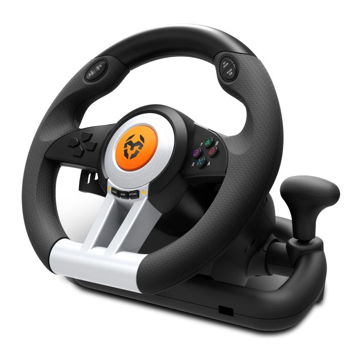 Krom K-Wheel Multi-Platform Steering Wheel + Pedals (NXKROMKWHL)