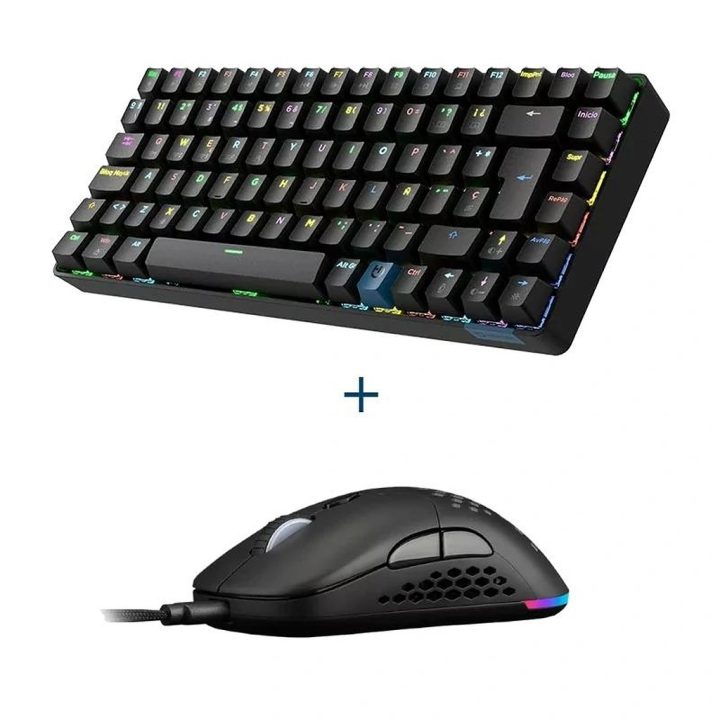 Hiditec GM1K Red Switch Keyboard + GX30 PRO Mouse (PAC010039)