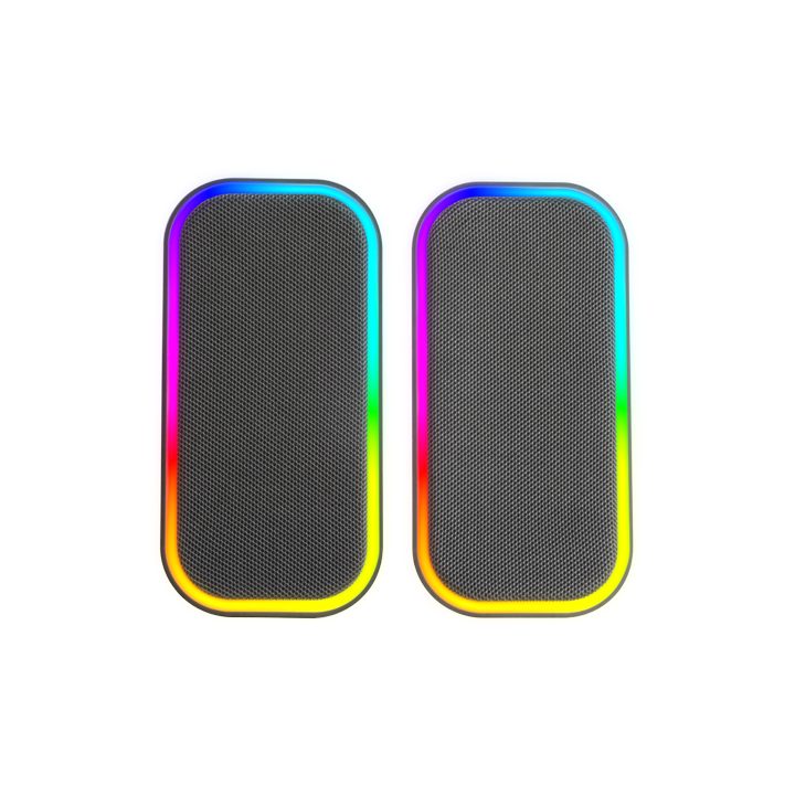 Mars Gaming MS-OM, 20W Gaming Speakers, Dynamic RGB Lighting…