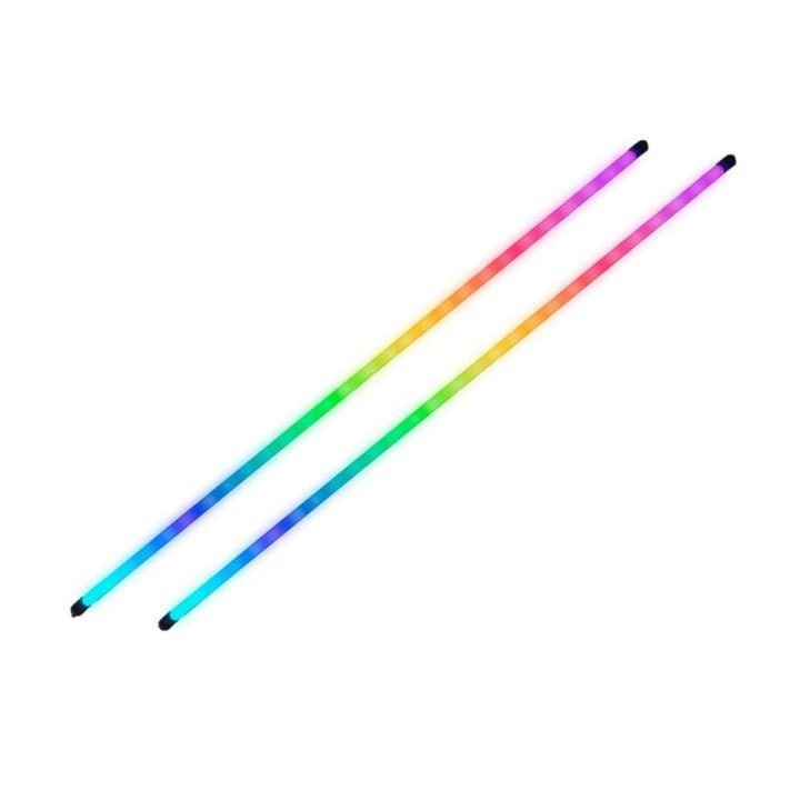 Mars Gaming MLT-TWO, 2x Tiras LED Neon ARGB 400mm, 5V 3 Pin…