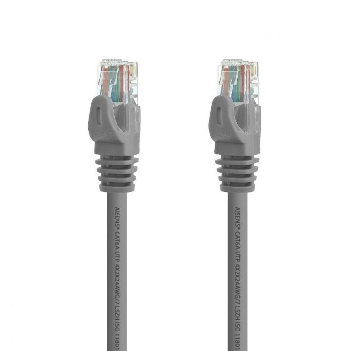 AISENS A145-0325 cable de red Gris 0,5 m Cat6a U/UTP (UTP)