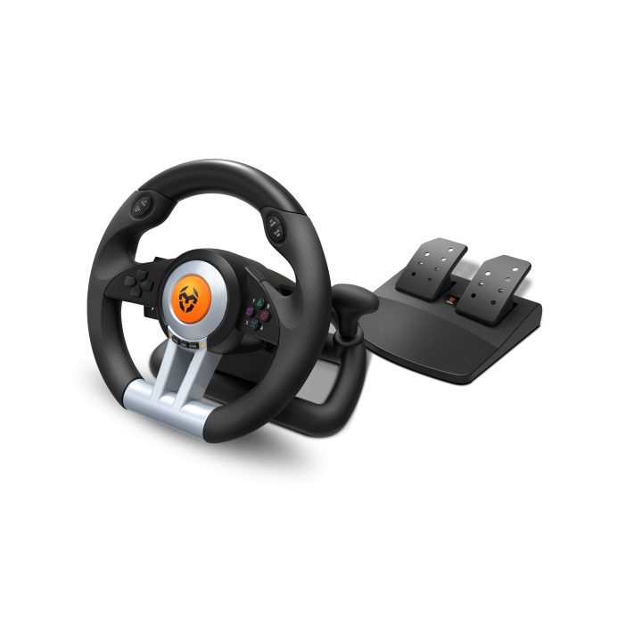 Krom K-Wheel Multi-Platform Steering Wheel + Pedals (NXKROMKWHL)