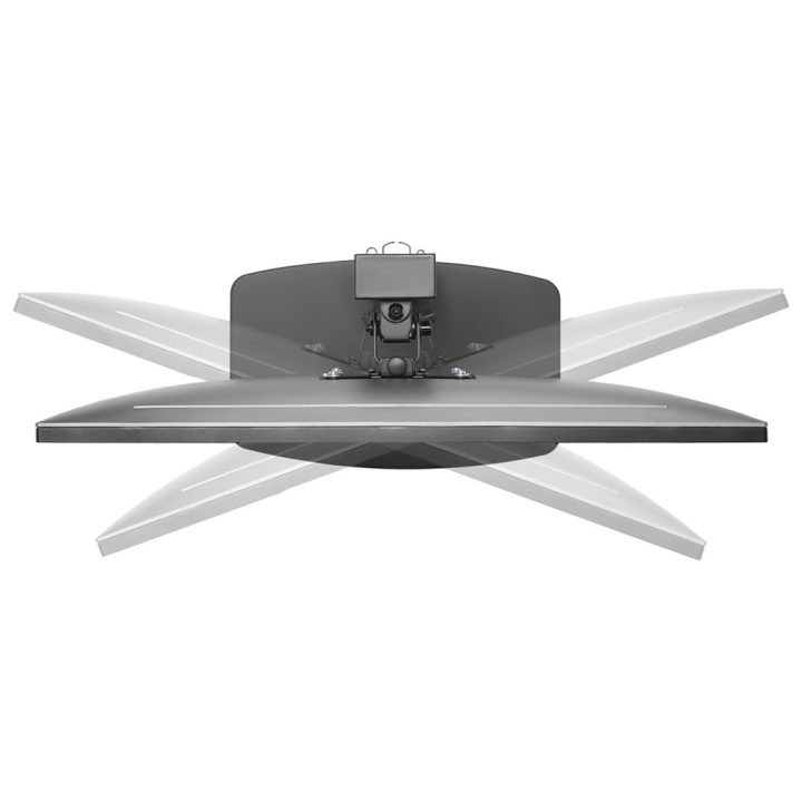 AISENS Eco Rotating and Tilting Desktop Stand for Monitor/TV 8kg…