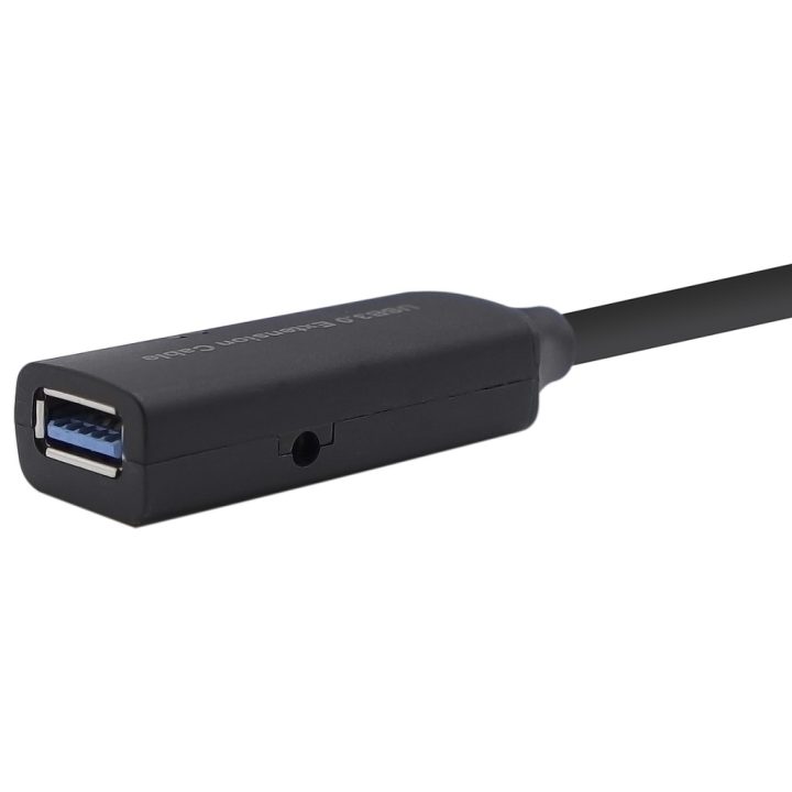 AISENS USB 3.0 Extension Cable with Amplifier, Type A/M-A/H, Black…