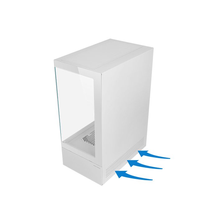 Mars Gaming MC-XOW Midi Tower Branco